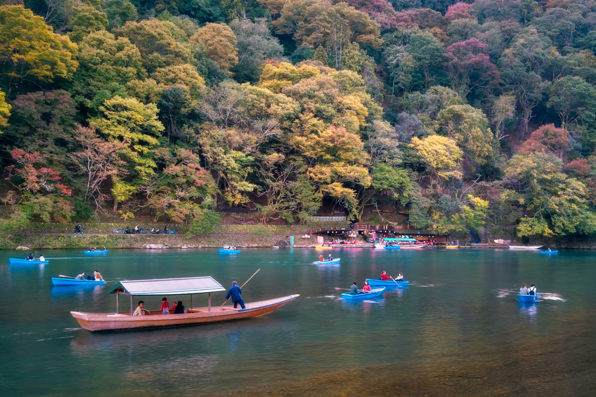 Arashiyama   Katsura River   Kameyama Park water sports